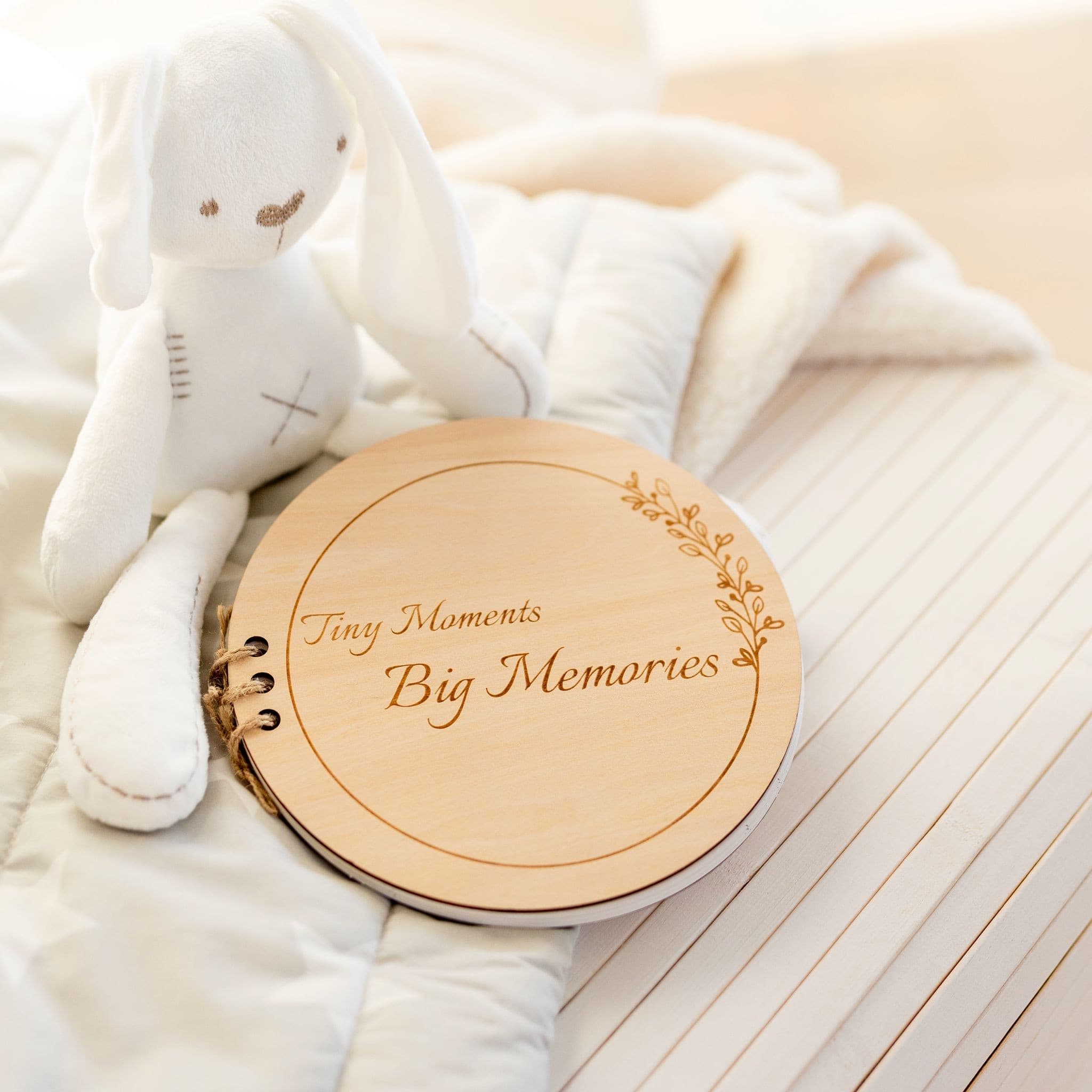 Turning Tiny Moments into Big Memories with a Wooden First Year Book